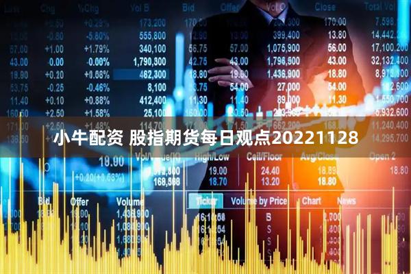 小牛配资 股指期货每日观点20221128