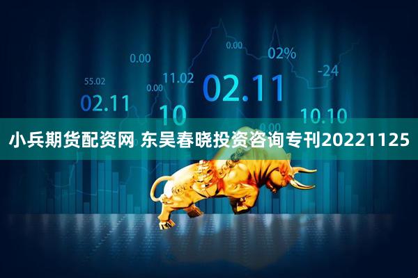 小兵期货配资网 东吴春晓投资咨询专刊20221125